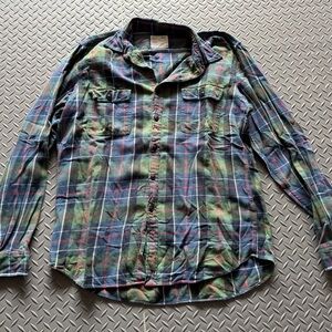 J. Crew Multicolor Plaid Button Down Shirt